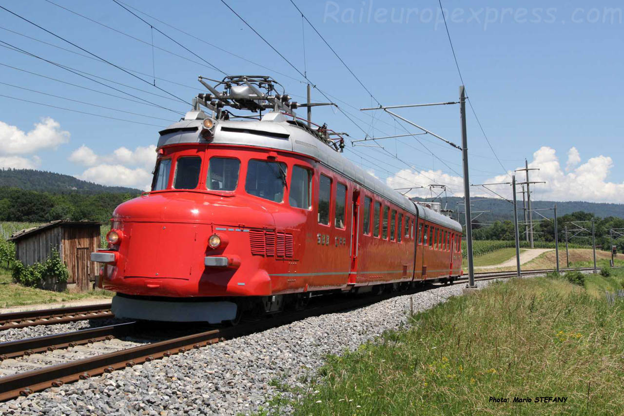 RAe 4/8 1021 CFF à Boudry (CH)