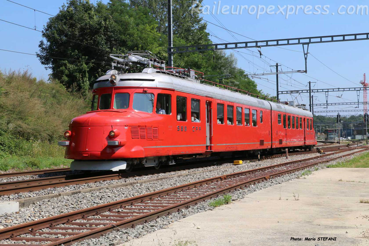 RAe 4/8 1021 CFF à Boudry (CH)