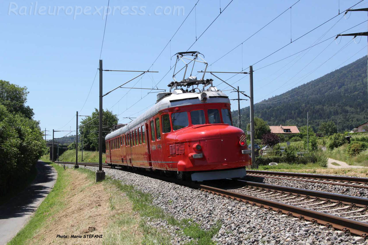 RAe 4/8 1021 CFF à Boudry (CH)