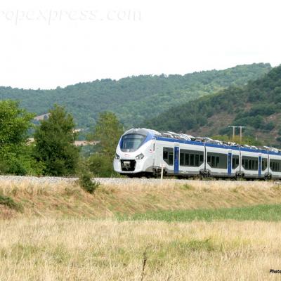 Rame Régiolis SNCF à Massiac (F-15)