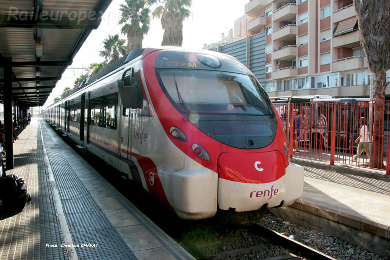 Rame régionale RENFE série 464/465 banlieue de Barcelone (SP)