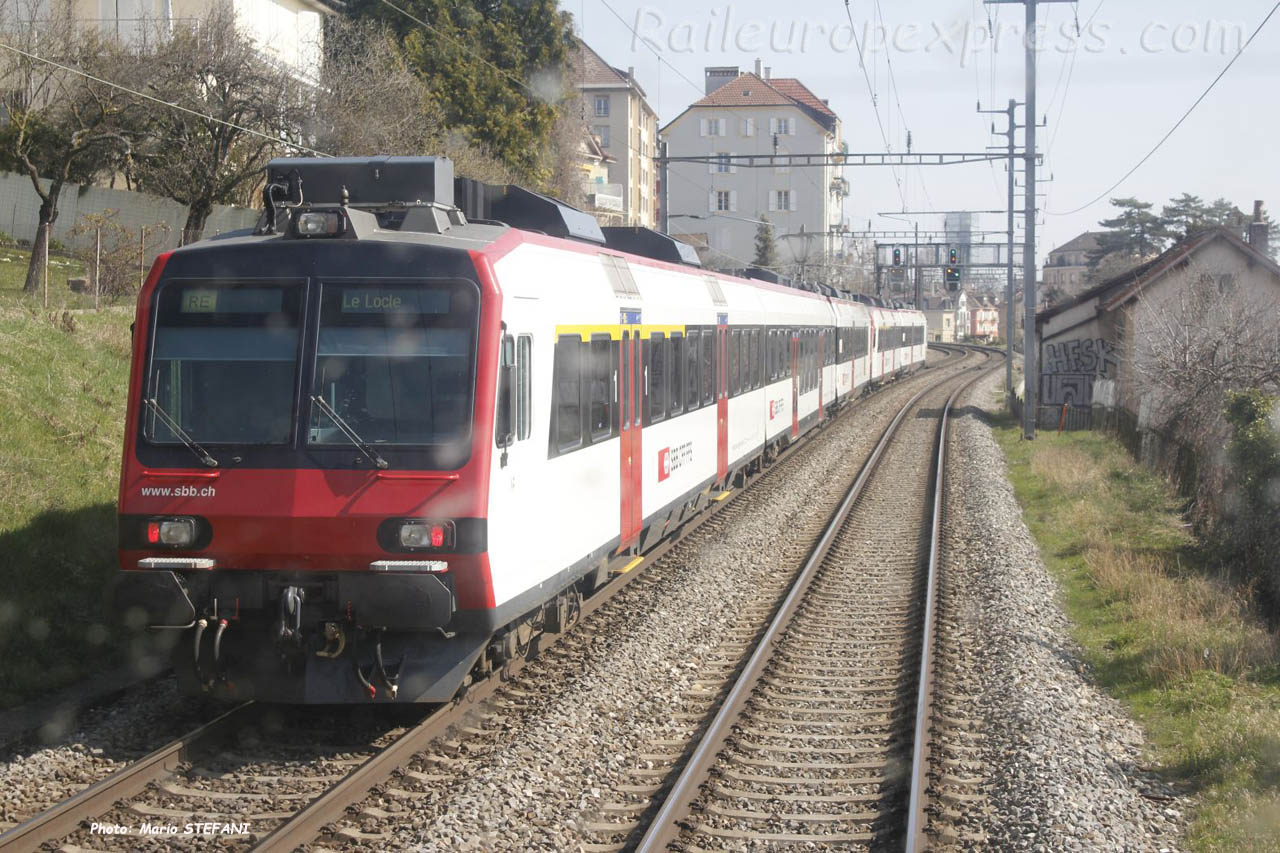 RBDe 560 CFF à Neuchâtel (CH)