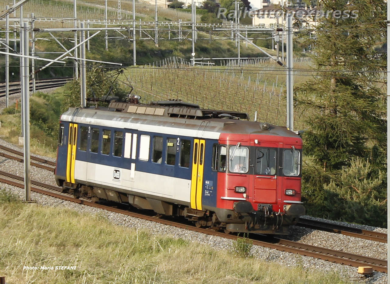 RBe 4/4 OeBB à Auvernier (CH)