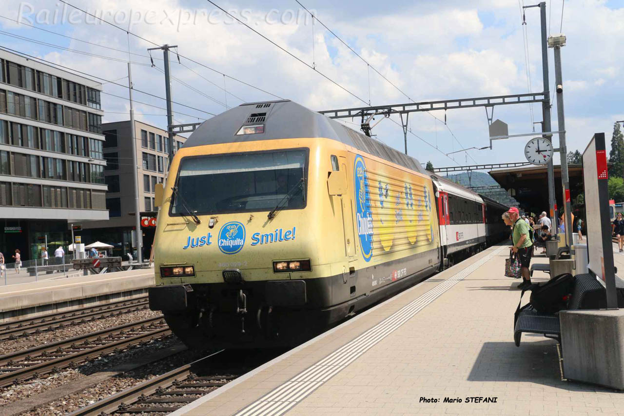 Re 460 029-2 CFF à Liestal (CH)