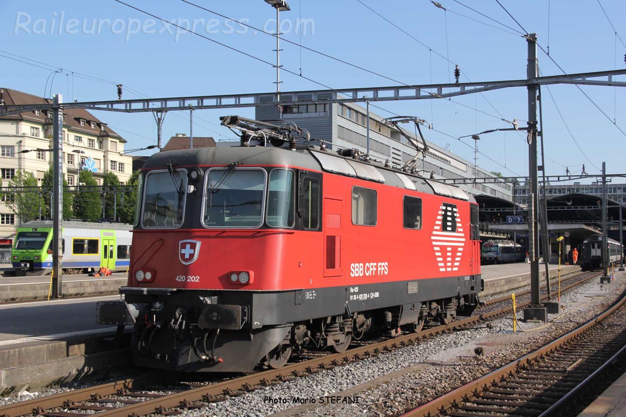 Re 420 202 CFF à Luzern (CH)