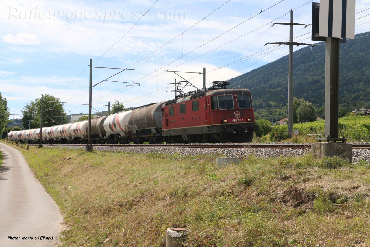 Re 420 259-4 CFF à Boudry (CH)