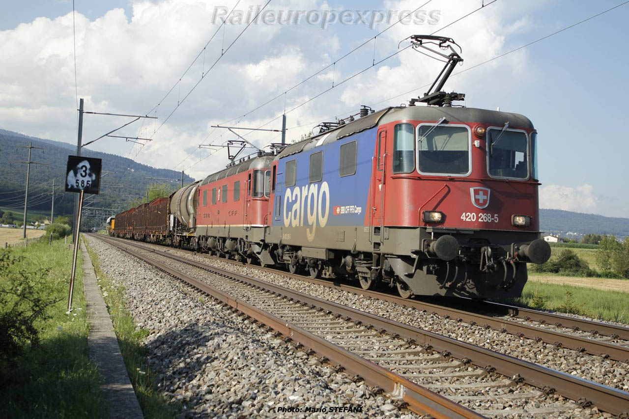 Re 420 268-5 CFF à Boudry (CH)