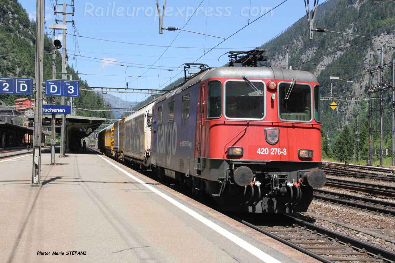 Re 420 276-8 CFF à Göschenen (CH)