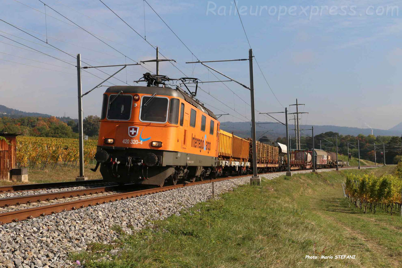 Re 420 320-4 CFF à Boudry (CH)