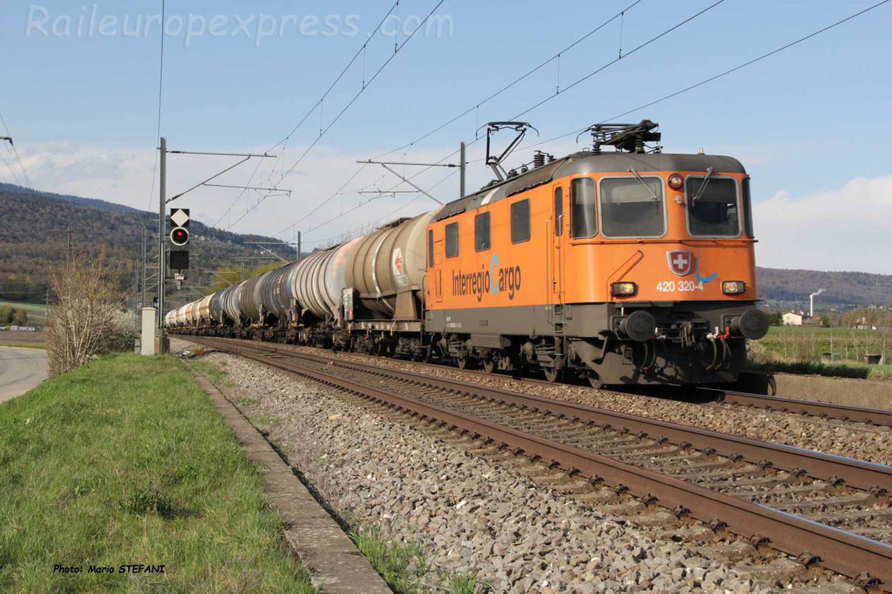 Re 420 320-4 CFF à Perreux (CH)