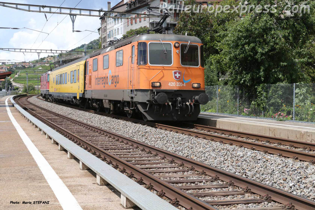 Re 420 320-4 CFF à Saint Triphon (CH)