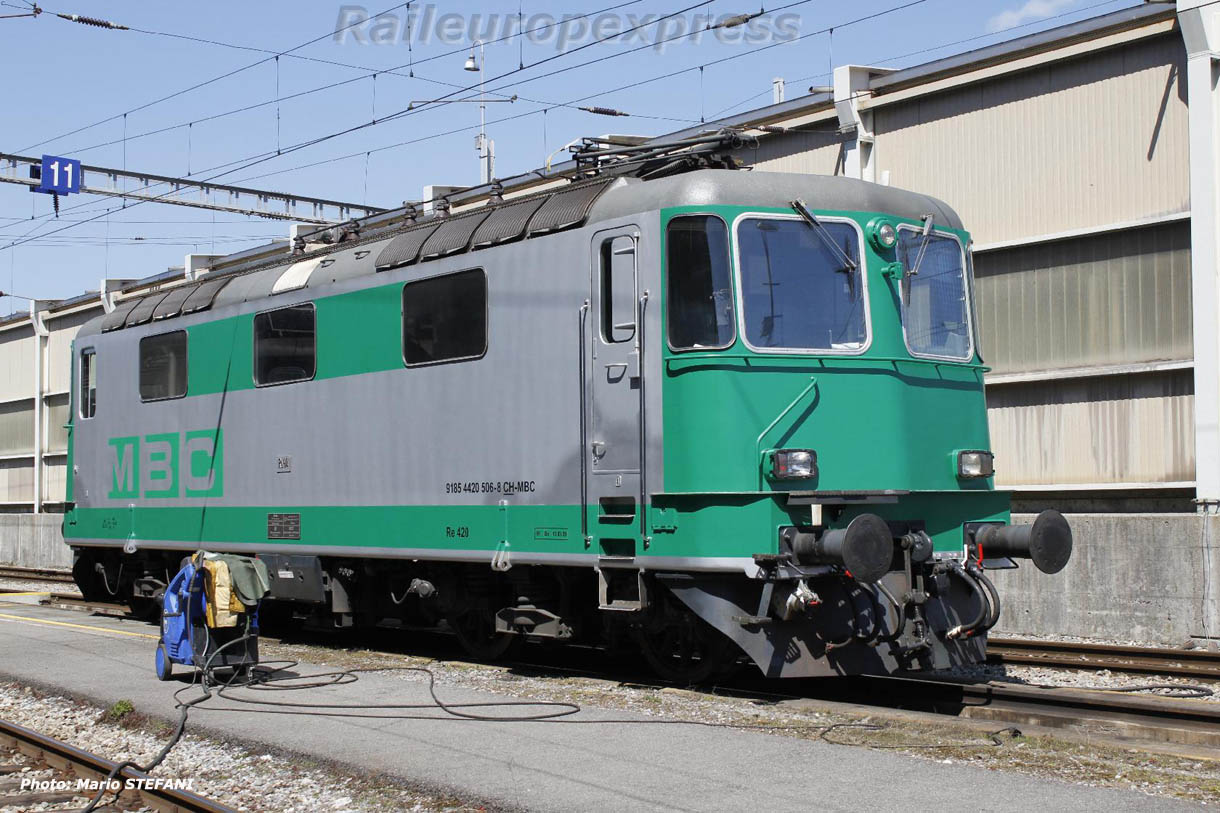 Re 420 506-8 MBC à Spiez