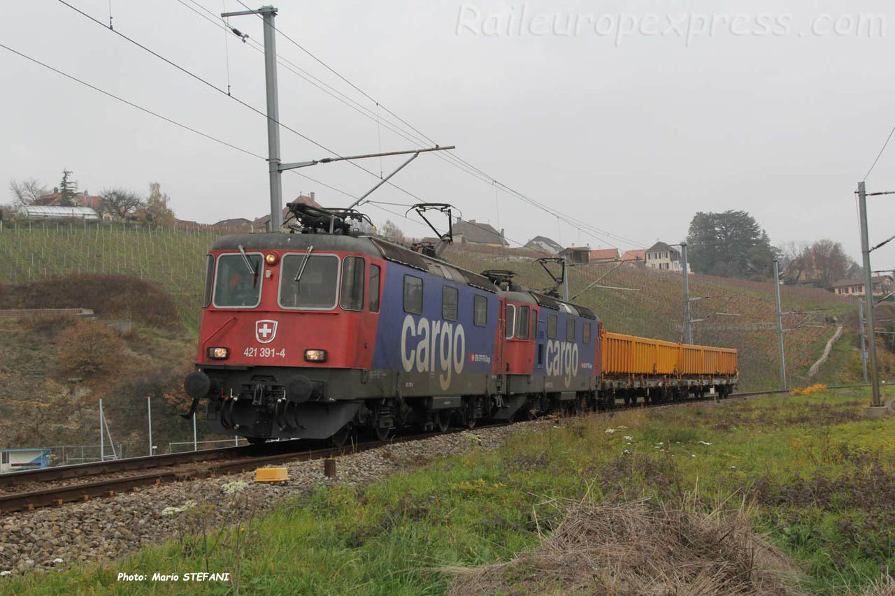 Re 421 391-4 CFF à Auvernier (CH)