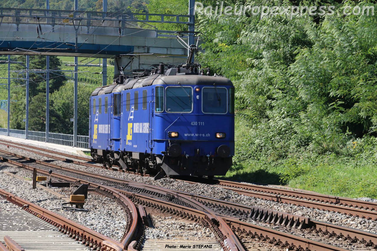 Re 430 111 WRS à Boudry (CH)