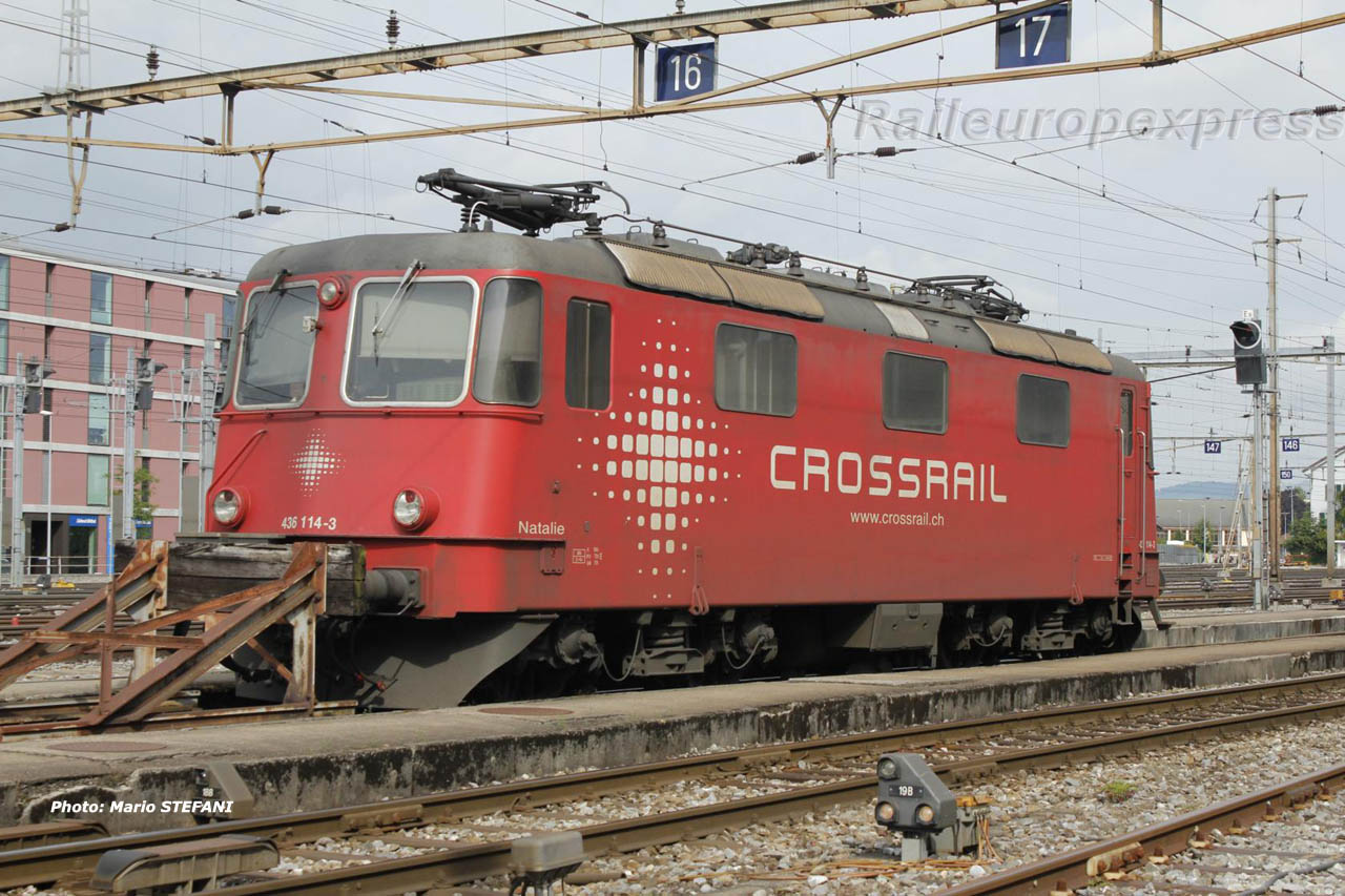 Re 436 114-3 Crossrail à Thun (CH)