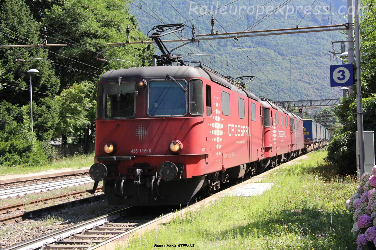 Re 436 115-0 Crossrail à Varzo (I)