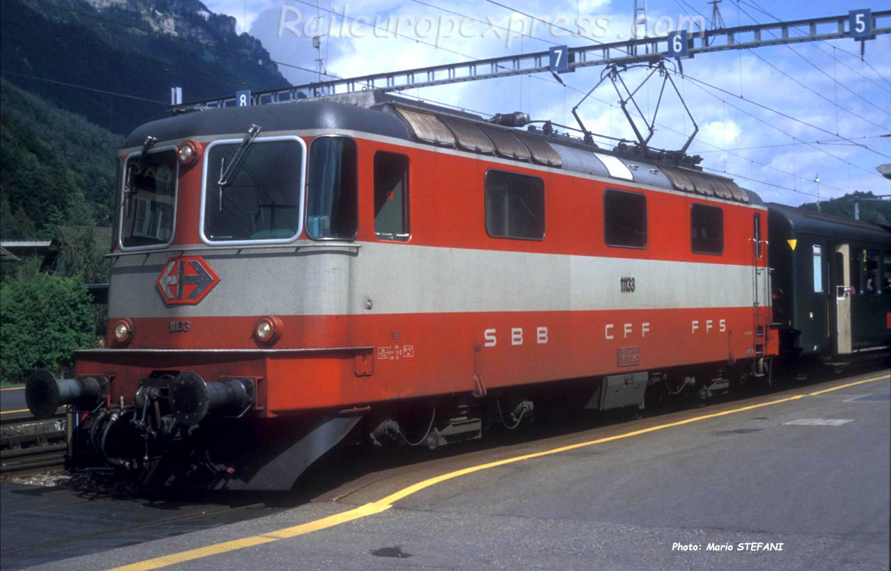 Re 4/4 11133 CFF à Interlaken (CH)