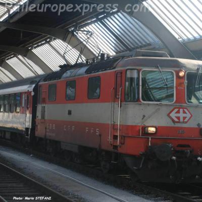 Re 4/4 II 11108 CFF à Zürich (CH)