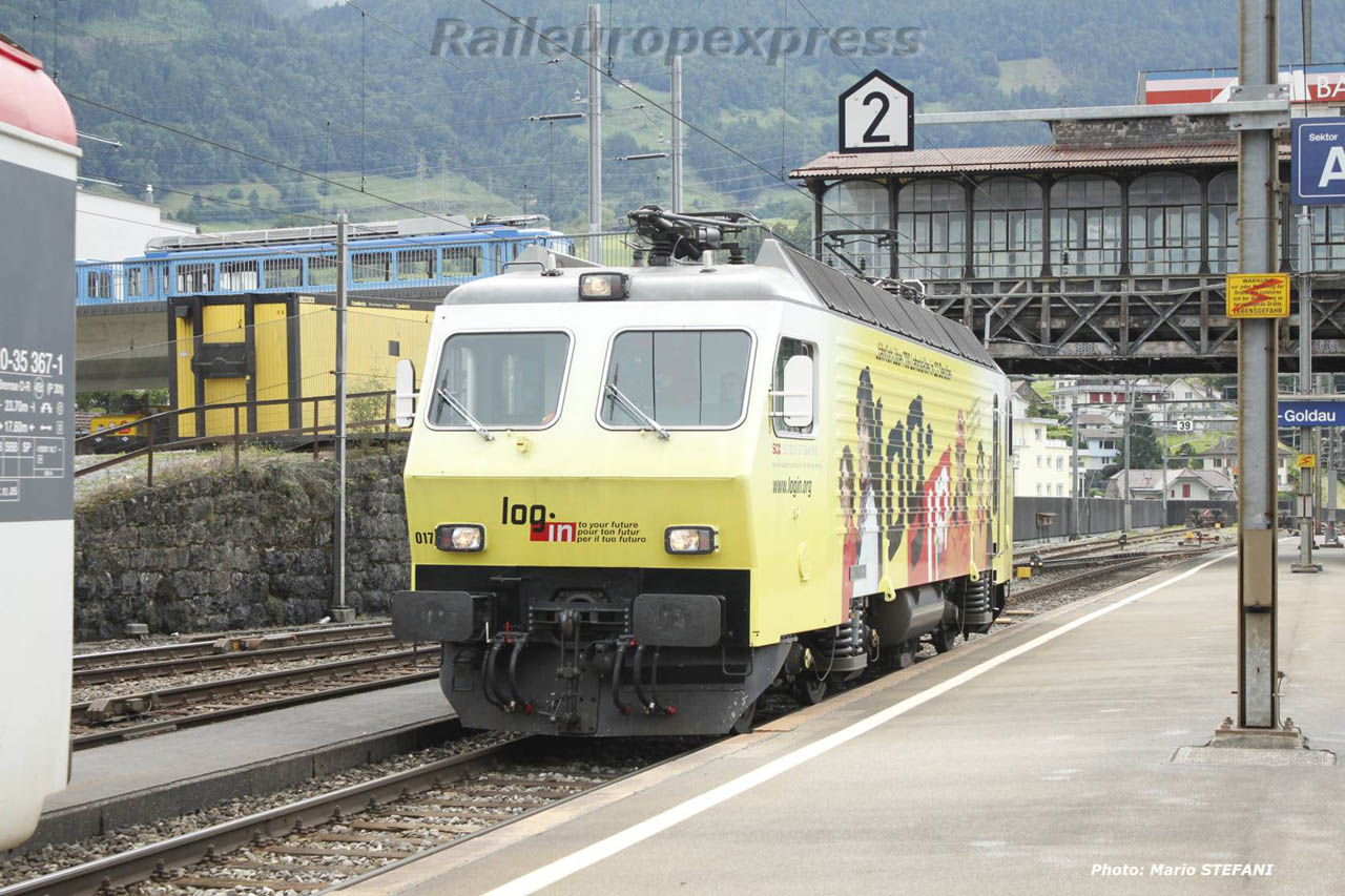 Re 446 017-6 à Arth Goldau