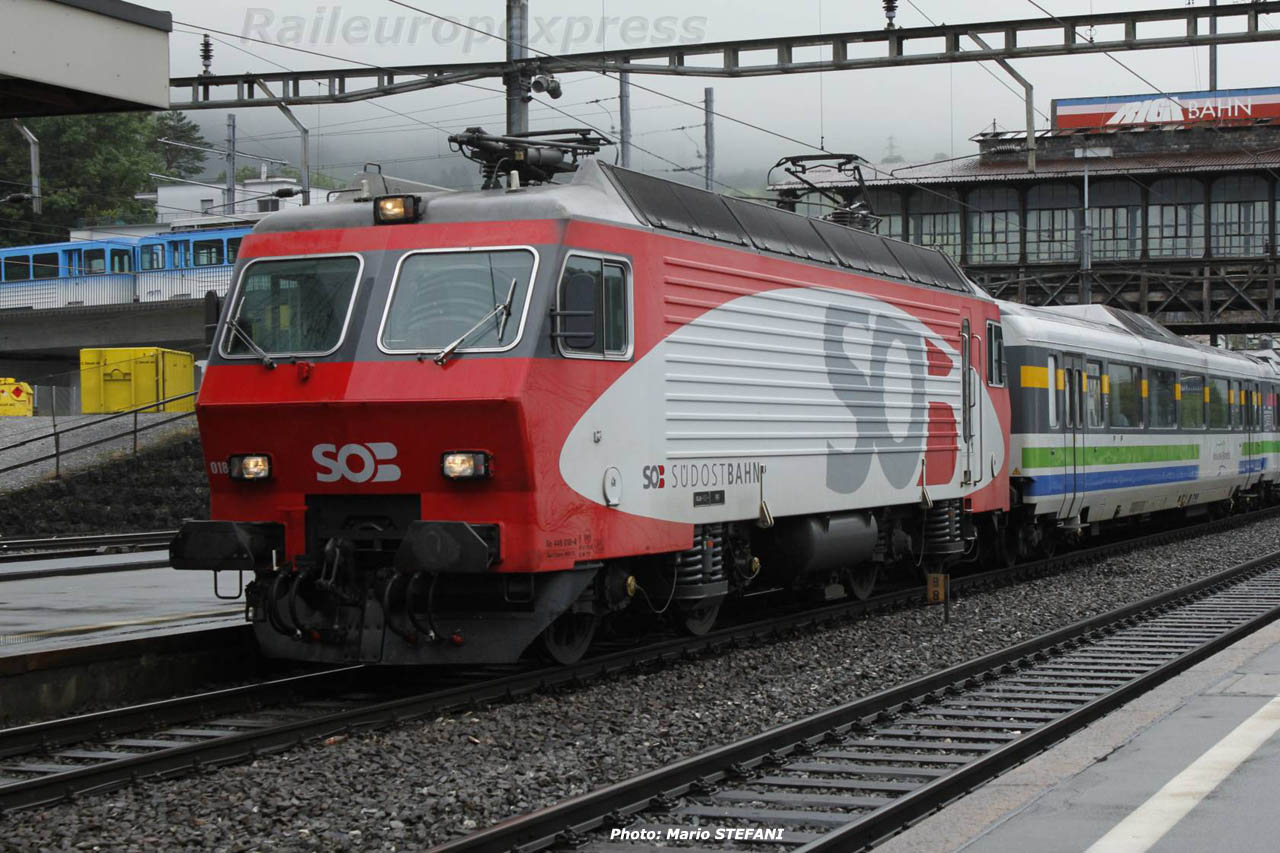 Re 446 018-4 SOB à Arth-Goldau (CH)