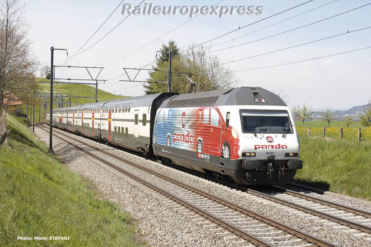 Re 460 001-1 CFF à Kumm