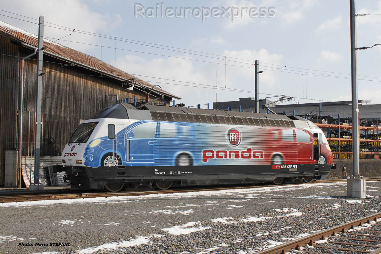 Re 460 001-1 CFF à Yverdon (CH)