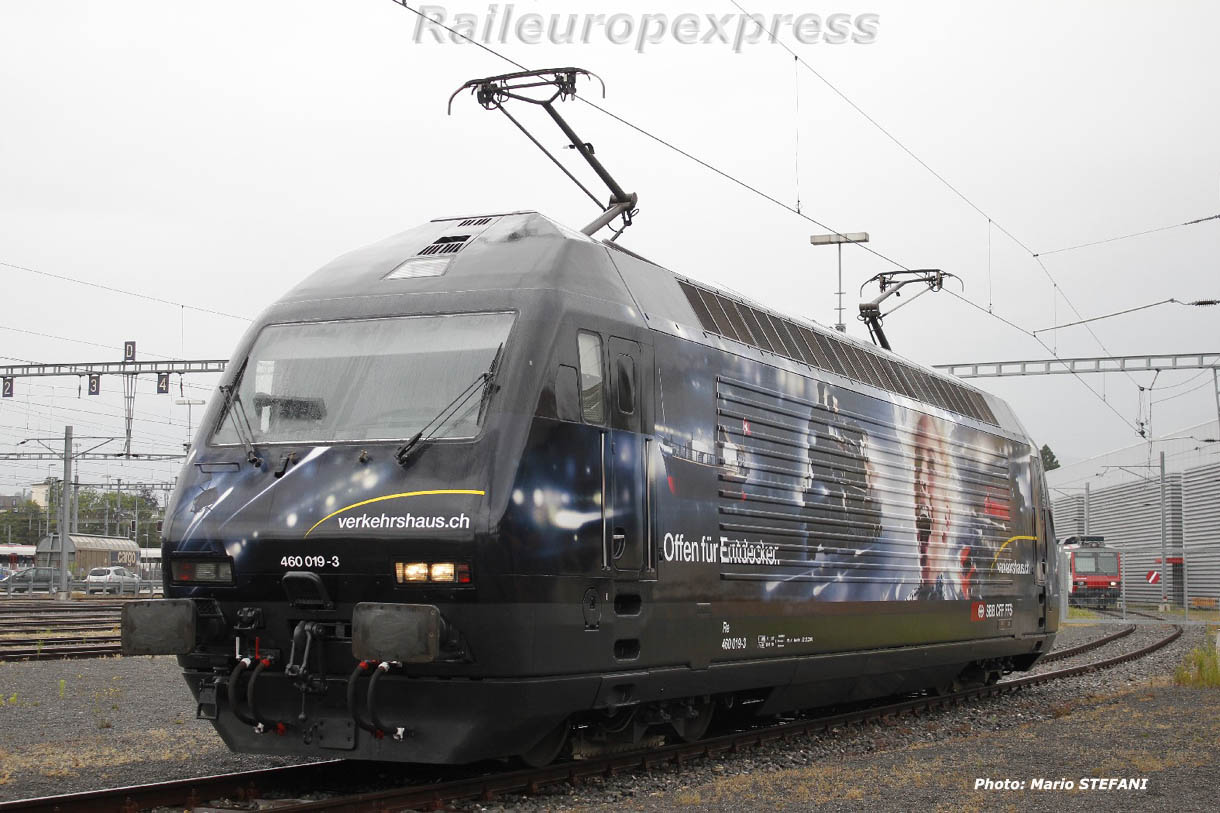 Re 460 019-3 CFF à Yverdon