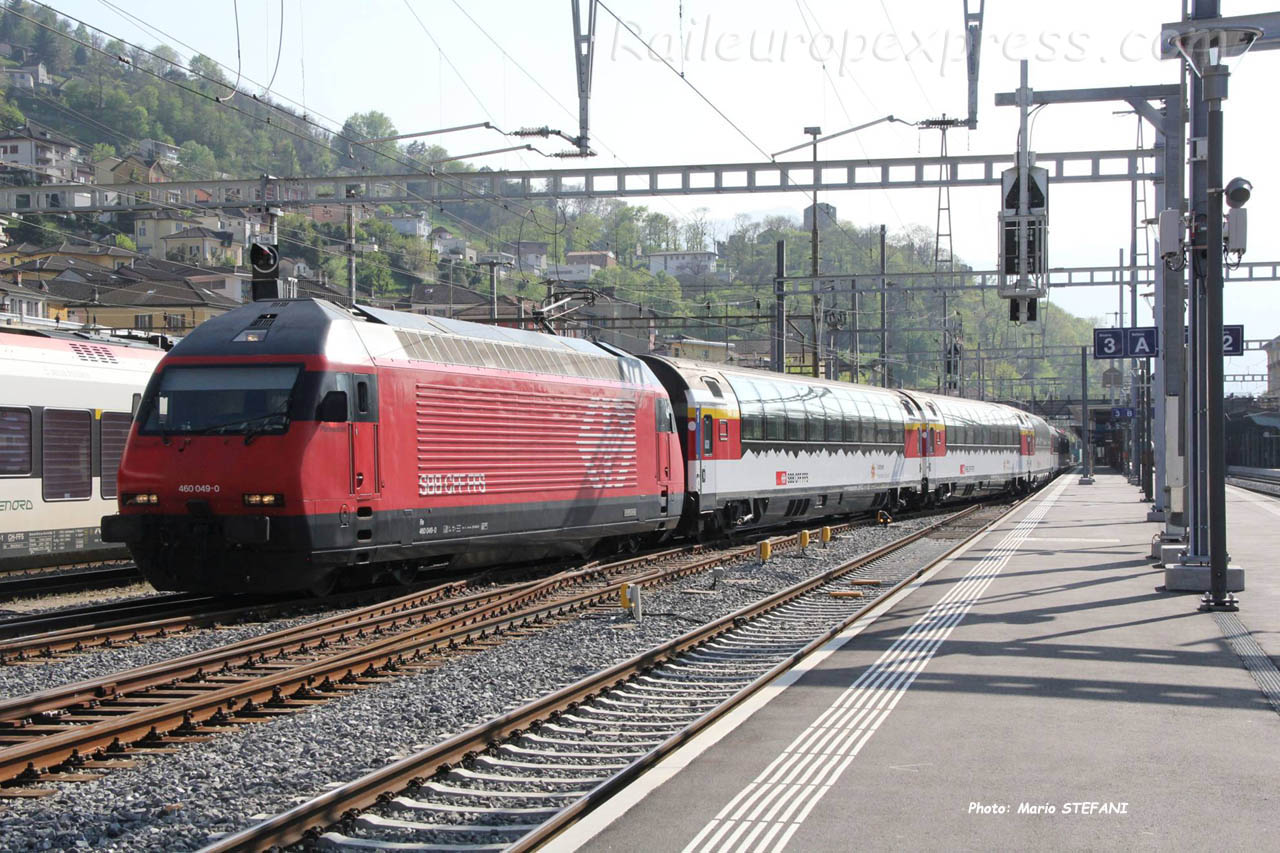 Re 460 049-0 CFF à Bellinzona (CH)