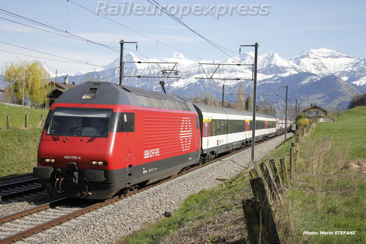 Re 460 070-6 CFF à Kumm