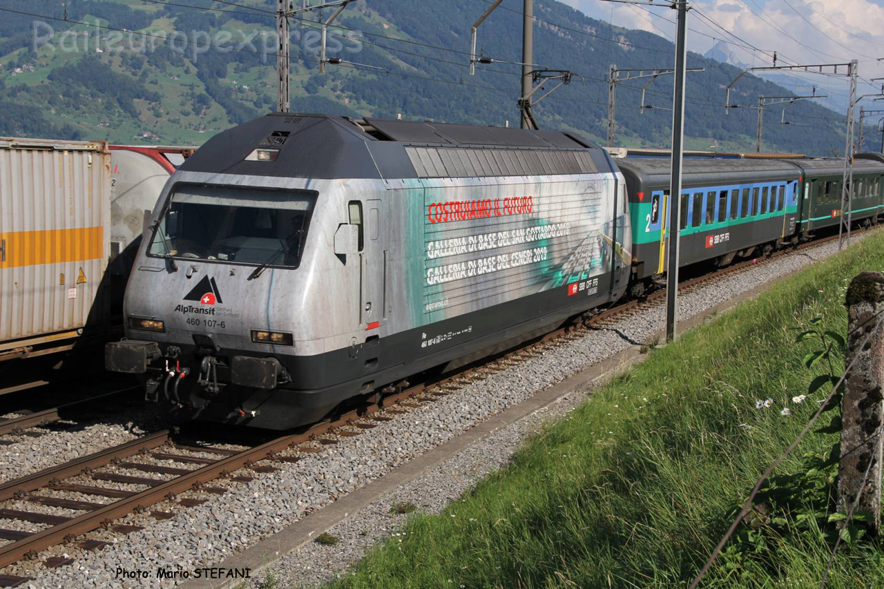 Re 460 107-6 CFF à Immensee (CH)