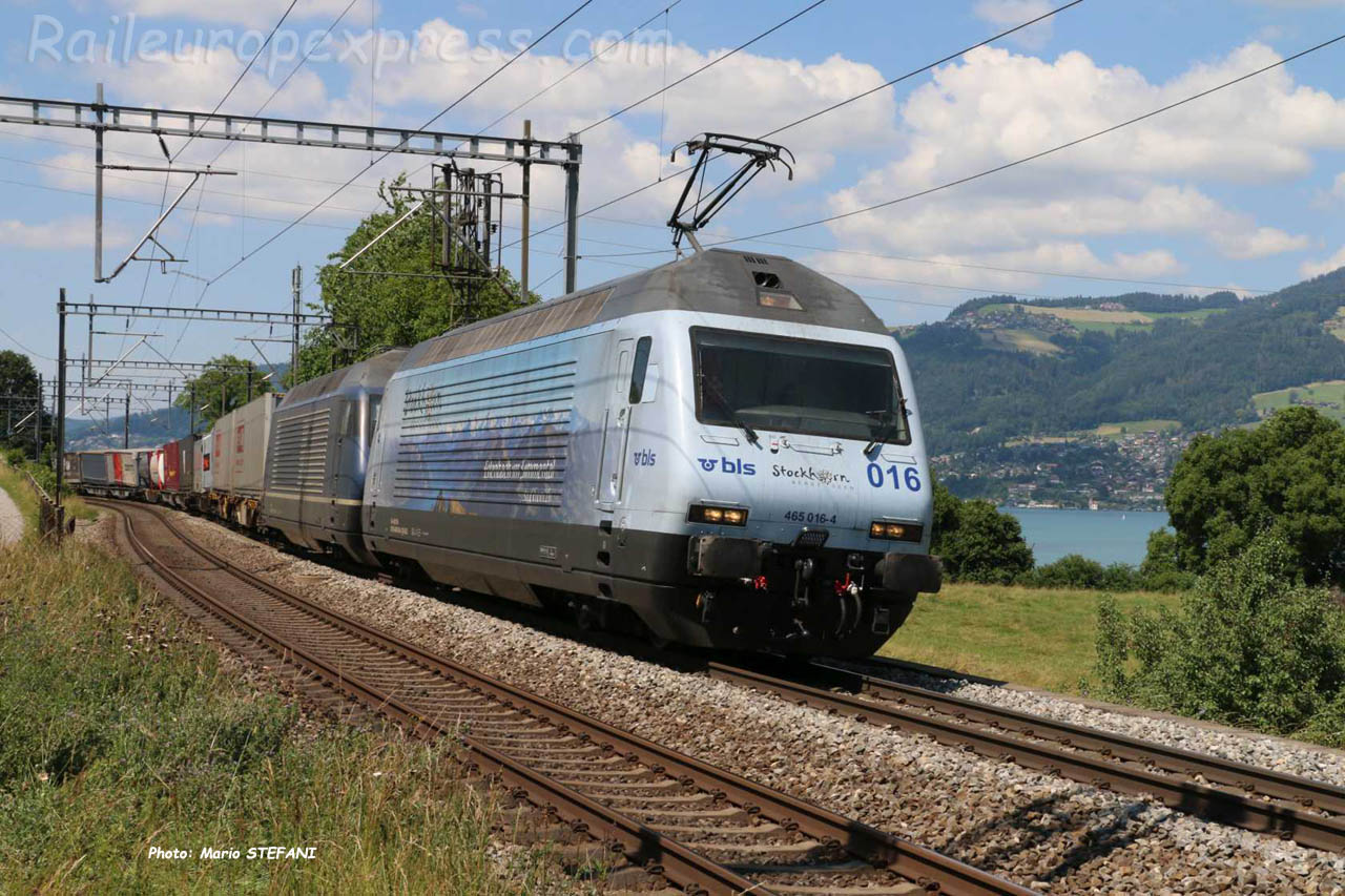 Re 465 016-4 BLS à Kumm (CH)