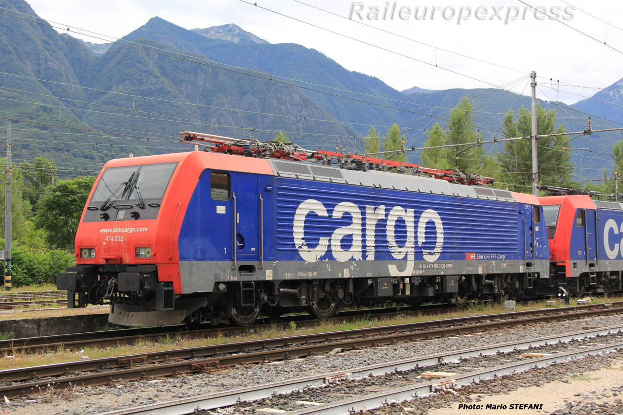 Re 474 002 CFF à Domodossola (I)