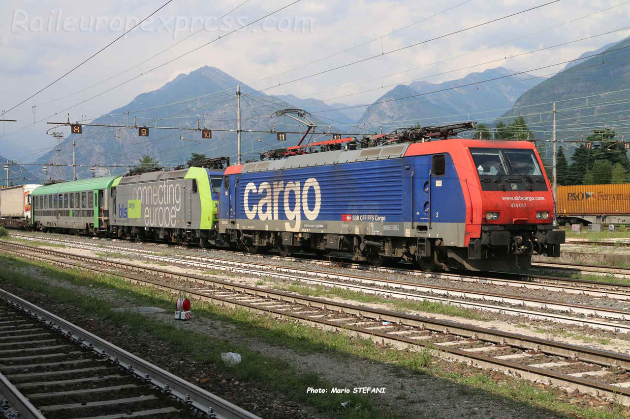 Re 474 017 CFF à Domodossola (I)