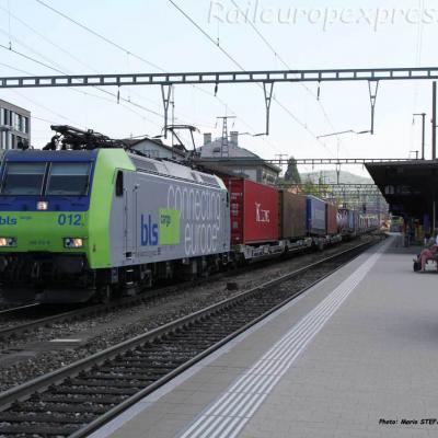 Re 485 012-9 BLS à Liestal (CH)