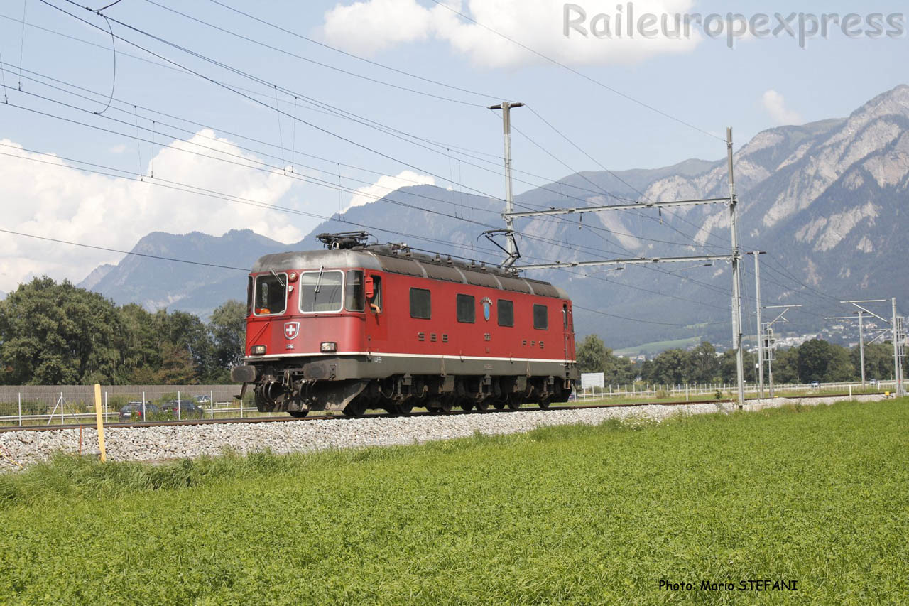 Re 6/6 11616 CFF à Feldsberg (CH)