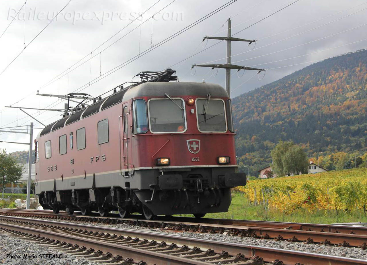 Re 6/6 11632 CFF à Boudry (CH)