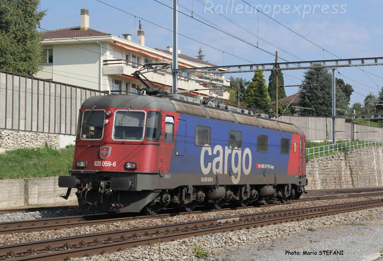 Re 620 059-6 CFF à Auvernier (CH)