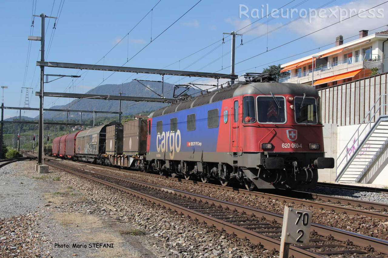 Re 620 060-4 CFF à Auvernier (CH)