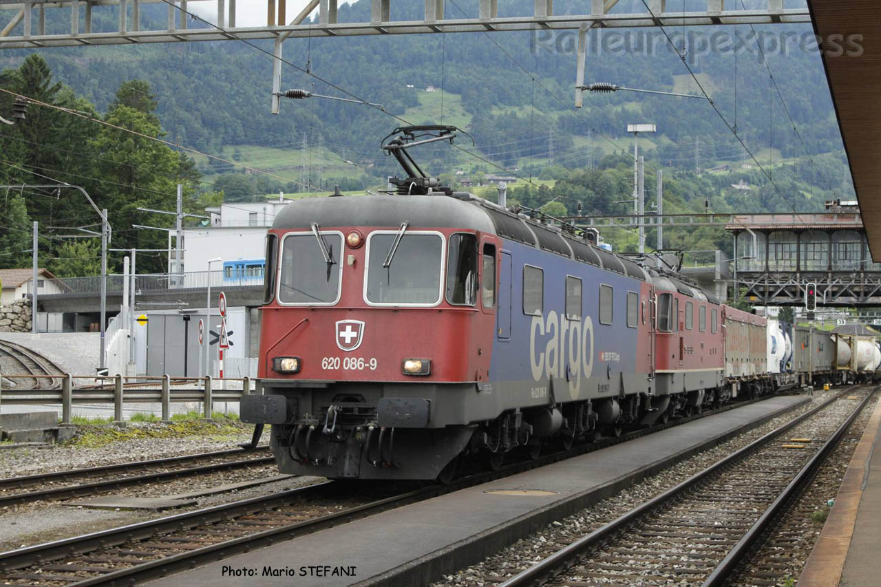 Re 620 086-9 CFF à Arth Goldau (CH)