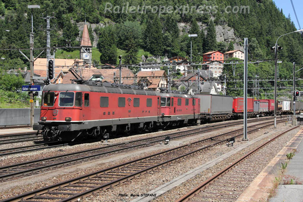 Re 6/6 11689 CFF à Göschenen (CH)