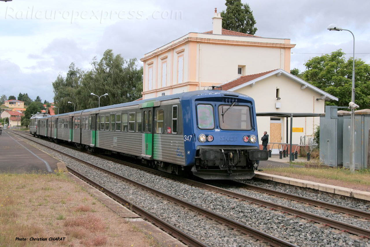 RRR 347 SNCF à Brassac les Mines (F-43)