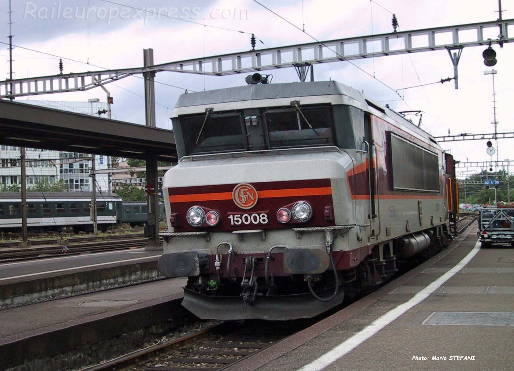 BB 15008 SNCF à Basel (CH)