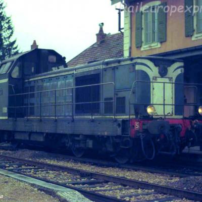 BB 66000 SNCF à Gilley (F-25)