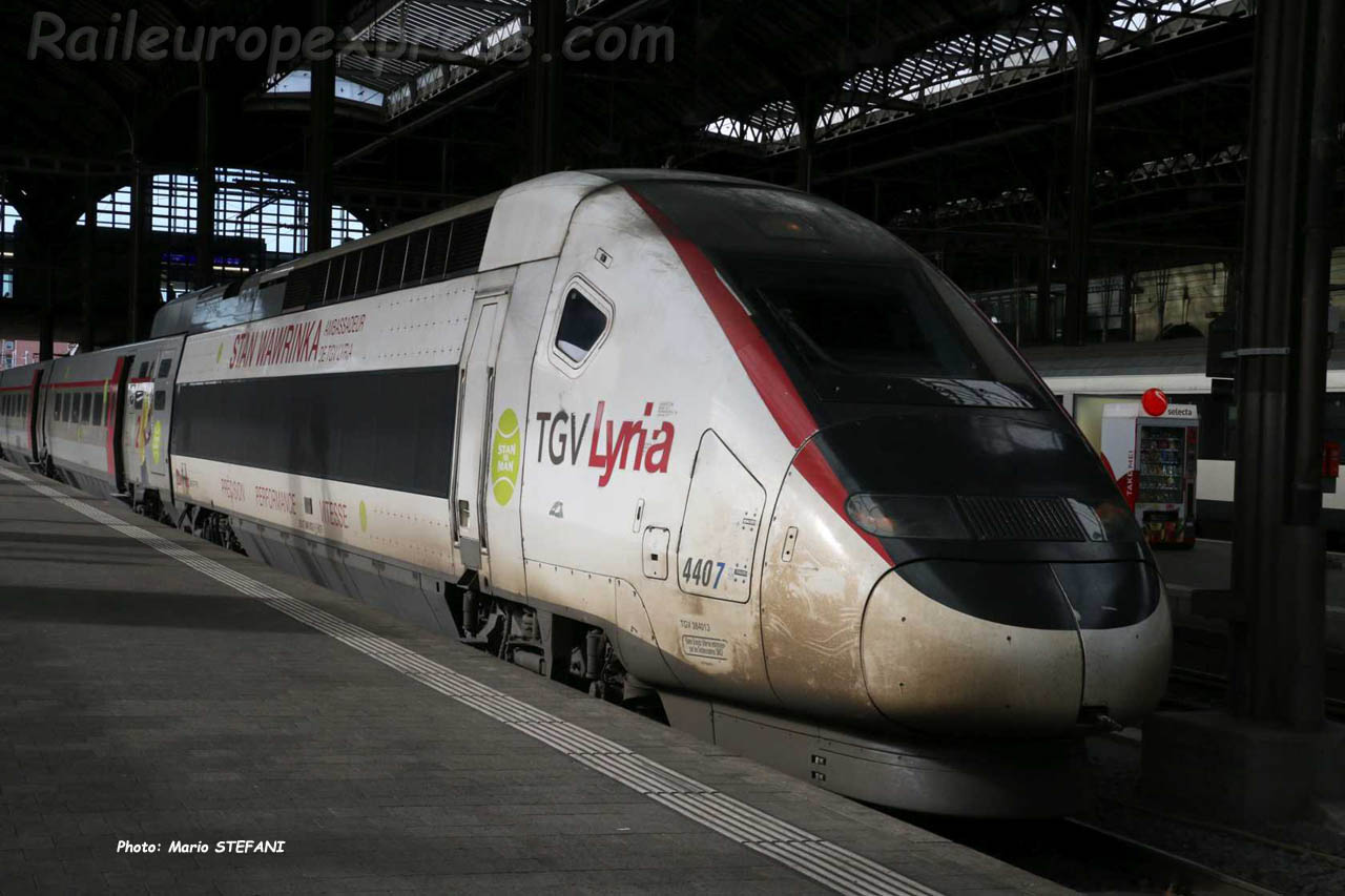 TGV 4407 SNCF à Basel (CH)