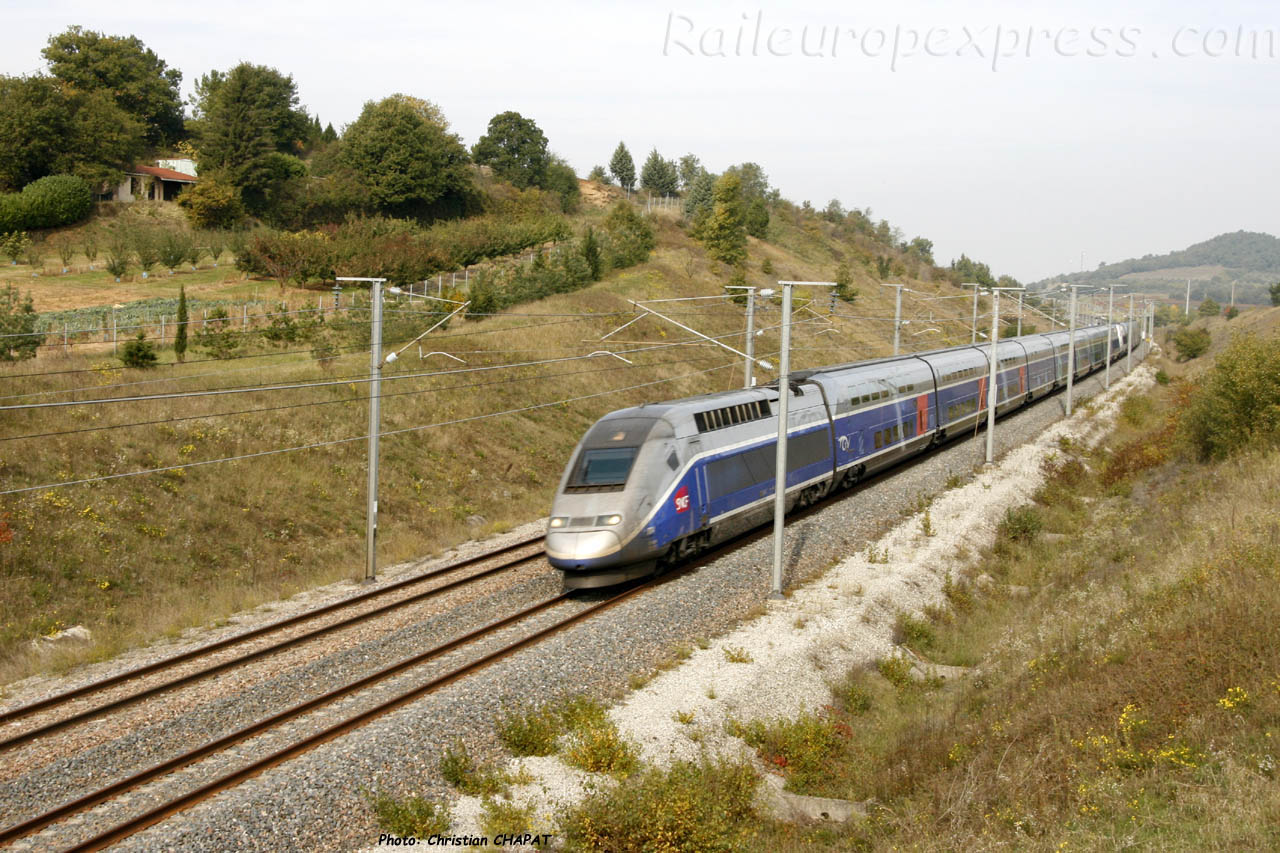 TGV Duplex vers Marsaz (F-26)