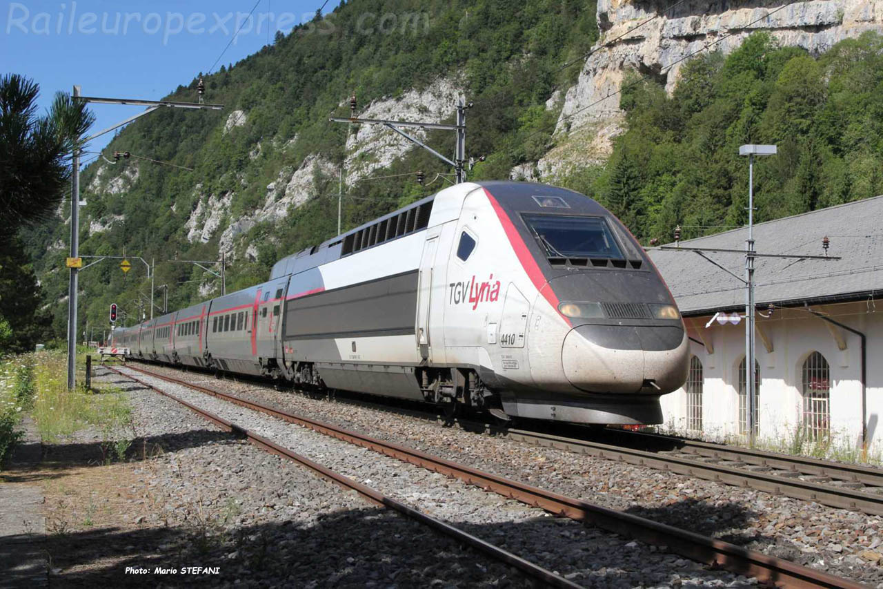 TGV Lyria à Vallorbe (CH)