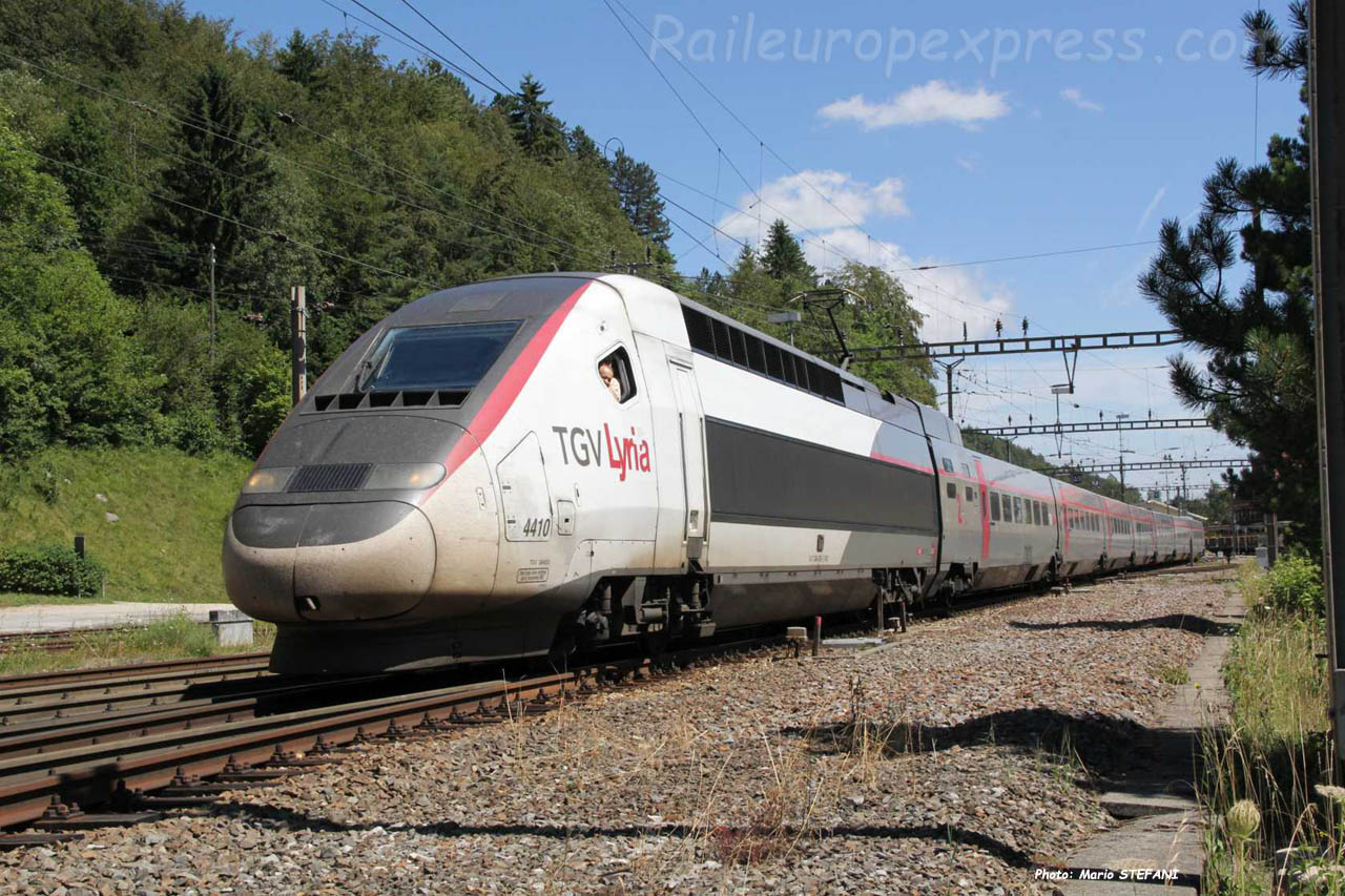 TGV Lyria à Vallorbe (CH)