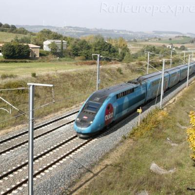 TGV Ouigo vers Claveyson (F-26)