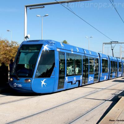 Tram ligne 1 à Montpellier (F-34)