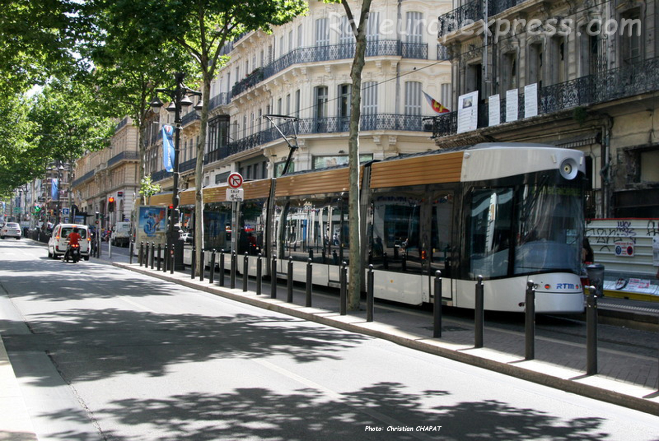 Tramway RTM à Marseille (F-13)